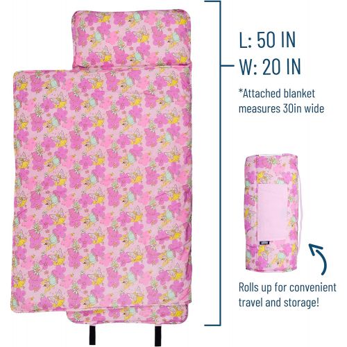  Wildkin Original Nap Mat, Features Built-in Blanket and Pillow, Perfect for Daycare and Preschool or Napping On-The-Go  Aztec