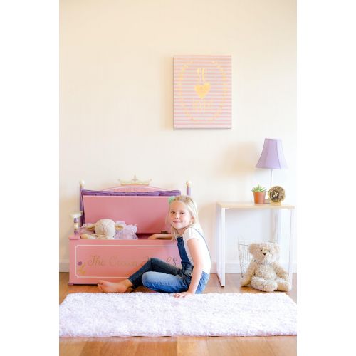  Wildkin Princess Toy Box Bench