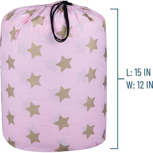  Wildkin Sleeping Bag, Children’s Original Sleeping Bag with Pillowcase and Storage Bag, Premium Cotton & Microfiber Blend Exterior, 100% Cotton Flannel Interior, Ages 5+, Fairies