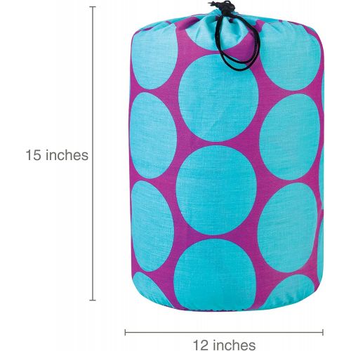  Wildkin Sleeping Bag, Children’s Original Sleeping Bag with Pillowcase and Storage Bag, Premium Cotton & Microfiber Blend Exterior, 100% Cotton Flannel Interior, Ages 5+, Fairies