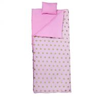 Wildkin Sleeping Bag, Zigzag Pink