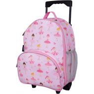 Wildkin Kids Rolling Luggage for Boys and Girls, Bag is Carry-On Size and Perfect for School or Overnight Travel, Patterns Coordinate with Our Nap Mats and Duffel Bags