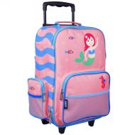 Wildkin Rolling Suitcase, Features Telescopic Handle, Exterior Pockets, and Interior Mesh Organizer, Carry-On Size - Dinosaur Land, One Size