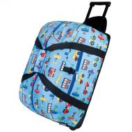 Wildkin Kids Rolling Duffel Bag for Boys and Girls, Carry-On Size and Perfect for Weekend or Overnight Travel, Patterns Coordinate with Our Nap Mats and Sleeping Bags