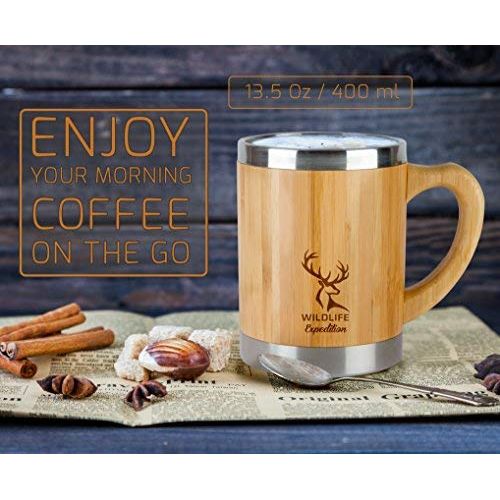  Wildlife Expedition Bamboo MUgs (13.5 Oz)