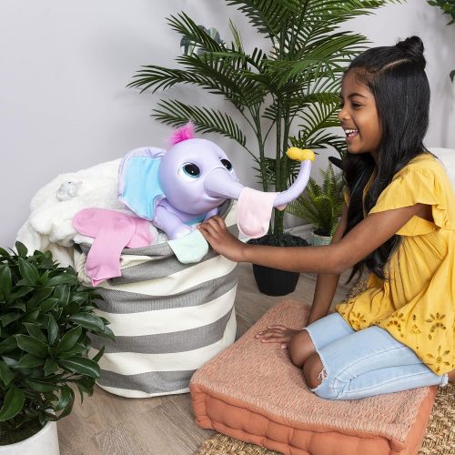  [아마존베스트]Wildluvs Juno My Baby Elephant with Interactive Moving Trunk and Over 150 Sounds and Movements