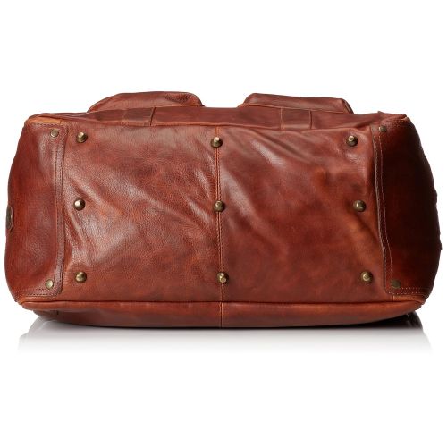  Will Leather Goods Mens Leather Traveler Duffle Bag