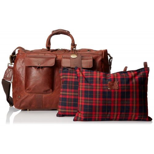  Will Leather Goods Mens Leather Traveler Duffle Bag