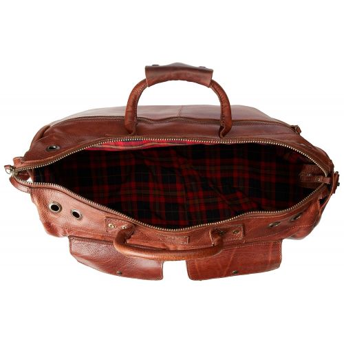  Will Leather Goods Mens Leather Traveler Duffle Bag