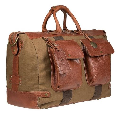  Will Leather Goods Mens Canvas Traveler Duffel Bag