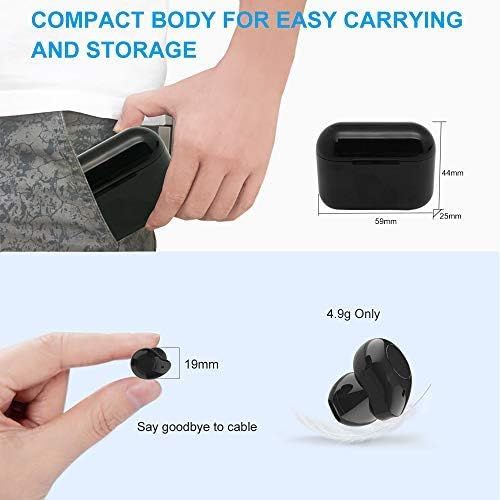  [아마존핫딜][아마존 핫딜] True Wireless Earbuds,Willful T1 Bluetooth 5.0 Earbuds in-Ear Headphones Wireless Earphones (HD Stereo Sound,Clear Call,20H Playtime,2019 Version TWS) with Mic Charging Case for iP