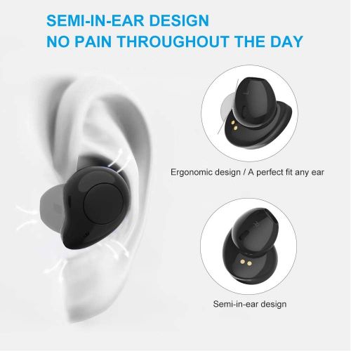  [아마존핫딜][아마존 핫딜] True Wireless Earbuds,Willful T1 Bluetooth 5.0 Earbuds in-Ear Headphones Wireless Earphones (HD Stereo Sound,Clear Call,20H Playtime,2019 Version TWS) with Mic Charging Case for iP