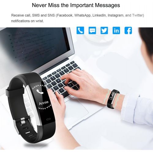  [아마존 핫딜] Willful Fitness Tracker with Heart Rate Monitor, Fitness Watch Activity Tracker IP67 Waterproof Slim Smart Band with Step Calorie Counter 14 Sports Mode Sleep Monitor,Pedometer for