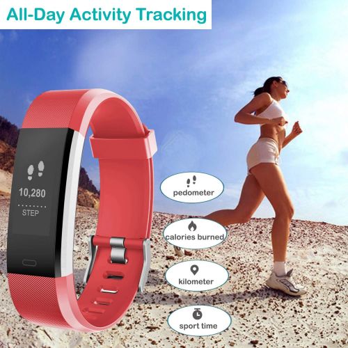  [아마존 핫딜] Willful Fitness Tracker with Heart Rate Monitor, Fitness Watch Activity Tracker IP67 Waterproof Slim Smart Band with Step Calorie Counter 14 Sports Mode Sleep Monitor,Pedometer for