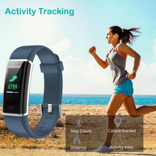  [아마존 핫딜]  [아마존핫딜]Willful Fitness Armband mit Pulsmesser,Wasserdicht IP68 Fitness Tracker Farbbildschirm Fitness Uhr Aktivitatstracker Schrittzahler Uhr Smartwatch Damen Herren Anruf SMS Beachten fue