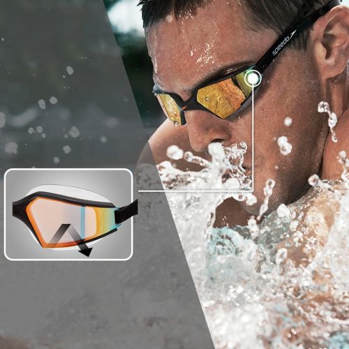  William 337 Schwimmbrille Erwachsene Rahmen Silikon Schwimmbrille Wasserdicht Anti-Fog Fuer Maenner Frauen Schwimmen Brillen (Farbe : B)