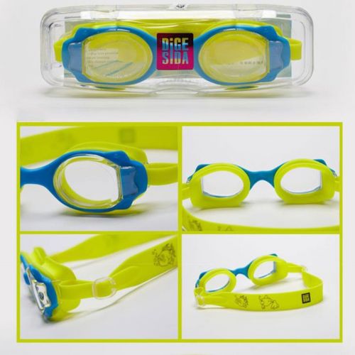  William 337 Schwimmen Brillen Kinder Kinder Schwimmen Glaeser Einstellbare Wasserdichte Anti-Fog Schwimmbrille Schutzbrillen (Farbe : C)