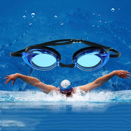  William 337 UV Wasserdichte Antifog-Badebekleidungs-Eyewear-Tauchens-Wasser-Glas-Schwimmen-Schutzbrillen (Farbe : C)