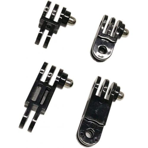  Williamcr 3-Way Adjust Straight Joints Mount Extension Pivot Arm Adapter Set,Long and Short Same/Vertical Direction for Gopro Hero/SJCAM/DJI Osmo Action