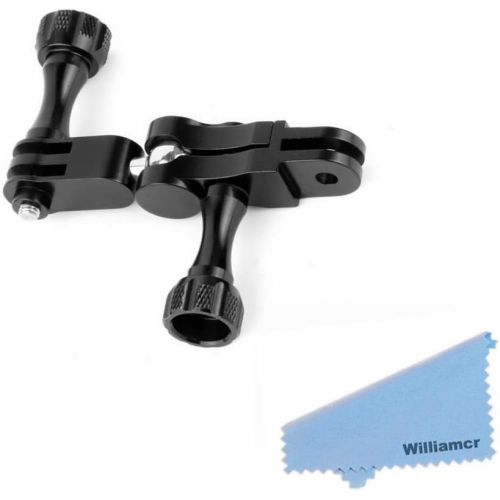  Williamcr 360 Degree Aluminum Ball Joint Swivel Buckle Arm Mount Extension Compatible with GoPro Hero 9/8/7/(2018)/6/5/4 Black,Hero 3+,DJI Osmo Action,AKASO/Campark/YI Action Camera