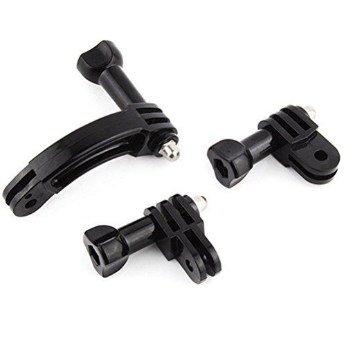  Williamcr Universal Rotary Extension Adapter Pivot Arm Mount Set for GoPro Hero 9/8/7/(2018)/6/5/4 Black,Hero 3+,DJI Osmo Action,AKASO/Campark/YI Action Camera