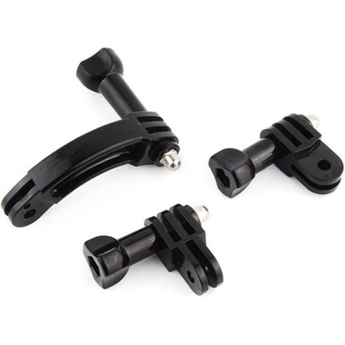  Williamcr Universal Rotary Extension Adapter Pivot Arm Mount Set for GoPro Hero 9/8/7/(2018)/6/5/4 Black,Hero 3+,DJI Osmo Action,AKASO/Campark/YI Action Camera