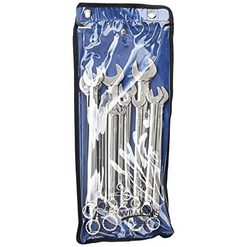  Williams 11013 High Polished Wrench Set, 6-19mm, 14-Piece