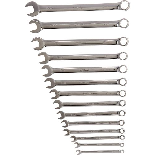 Williams 11013 High Polished Wrench Set, 6-19mm, 14-Piece