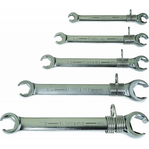  Williams WS-14-TH Flare Nut Wrench Set, 5-Piece