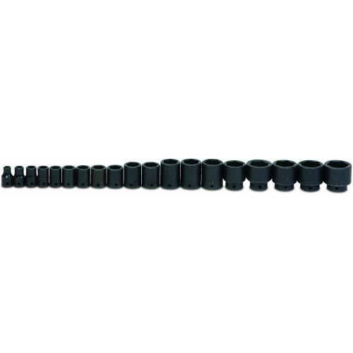  Williams WS-4-19RC 19-Piece 12-Inch Drive Shallow 6 Point Impact Socket Set