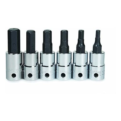  Williams 30902-TH Hex Bit Socket Set with 14-Inch Drive, 6-Piece