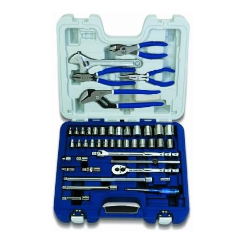  Williams 50615 38-Inch Drive Socket, Screwdriver and Pliers Set, 58-Piece