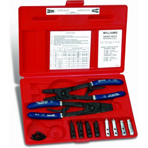  Williams PL-529 Heavy Duty Retaining Ring Pliers Set