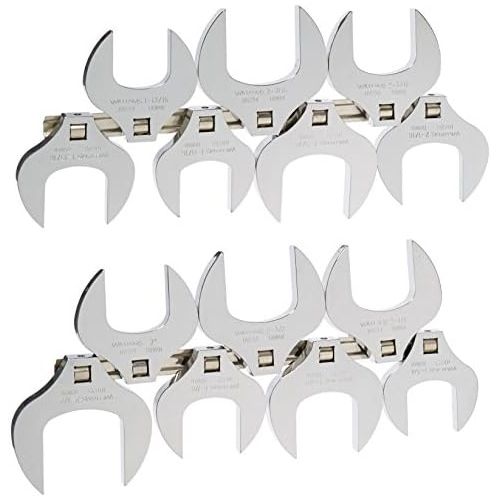  Williams 10841 12-Inch Drive Crowfoot Wrench Set, 1-1116-Inch - 2-12-Inch, 14-Piece