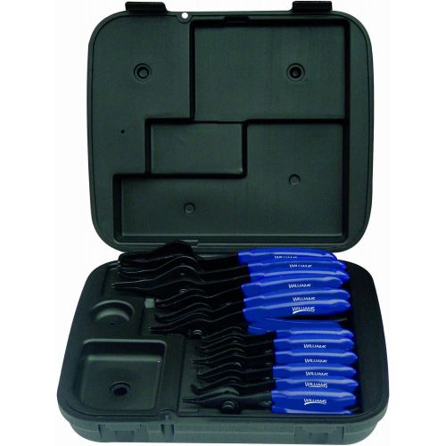  Williams PL-1612 12-Piece Combination Internal and External Snap Ring Pliers Set