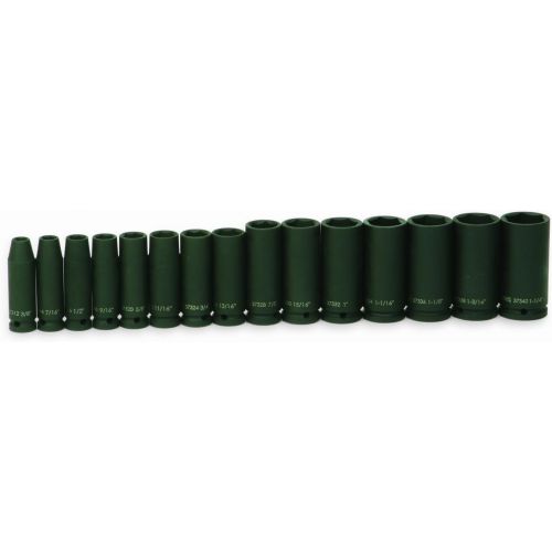  Williams 37908 15-Piece 12-Inch Drive Deep 6 Point Impact Socket Set