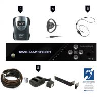 Williams Sound FM+ PRO System Package with 4 Receivers