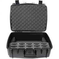 Williams Sound CCS 056 S Water-Resistant Carrying Case with 15-Slot Foam Insert for Personal PA Systems
