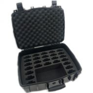 Williams Sound CCS 056 26 Water-Resistant Carrying Case with 26-Slot Foam Insert for Personal PA Systems
