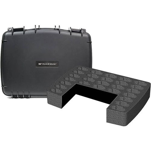  Williams Sound CCS 056 26 Water-Resistant Carrying Case with 26-Slot Foam Insert for Personal PA Systems