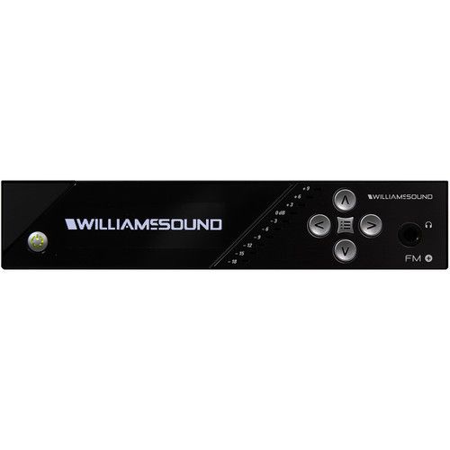  Williams Sound FM+ PRO Dual FM/Wi-Fi Assistive Listening System with 12 R37 M Receivers and Rackmount Kit