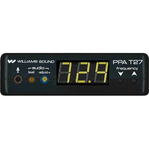  Williams Sound PPA-T27 Compact Base Station FM Transmitter