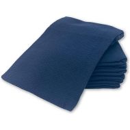 All Purpose Pantry Towels, Kitchen Towels, Set of 4, Navy Blue, 100% Cotton
