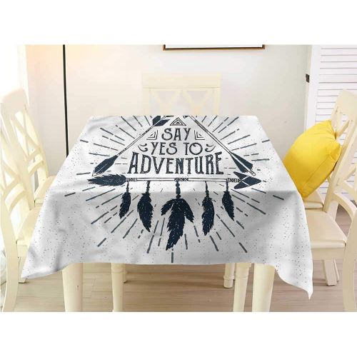  WilliamsDecor Picnic Cloth Adventure,Traveler Woman Sunset Picnic Cloth W 54 x L 54