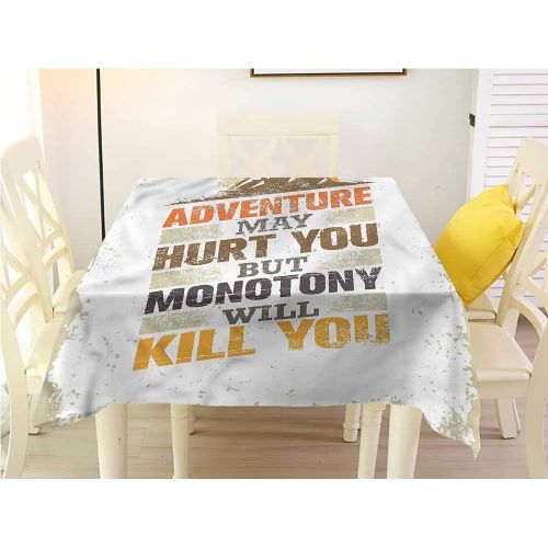  WilliamsDecor Picnic Cloth Adventure,Traveler Woman Sunset Picnic Cloth W 54 x L 54