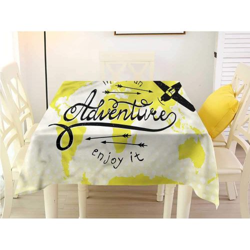  WilliamsDecor Picnic Cloth Adventure,Traveler Woman Sunset Picnic Cloth W 54 x L 54