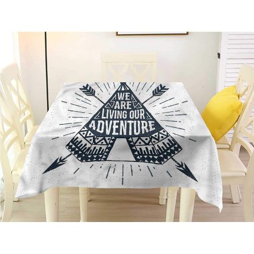  WilliamsDecor Picnic Cloth Adventure,Traveler Woman Sunset Picnic Cloth W 54 x L 54