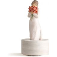 Willow Tree Surrounded by Love Musical, Sculpted Hand-Painted Musical Figure