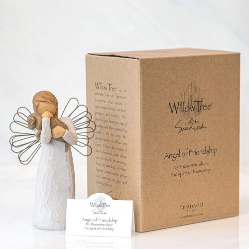  [아마존 핫딜] [아마존핫딜]Willow Tree Angel of Friendship, sculpted hand-painted figure