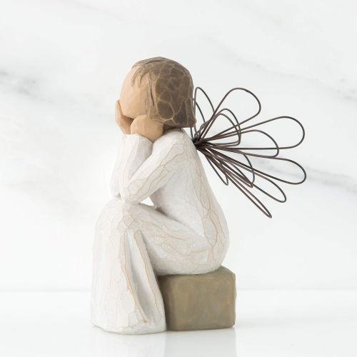  [아마존 핫딜] [아마존핫딜]Willow Tree 26079 Figur Engel der Fuersorge, 3,8 x 3,8 x 10,2 cm